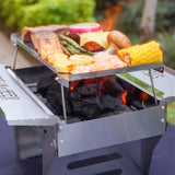 PARRILLA PORTATIL EN ACERO INOX