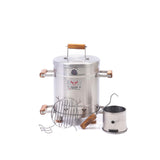 Barril Asador pequeño 12 Libras INOX PREMIUM