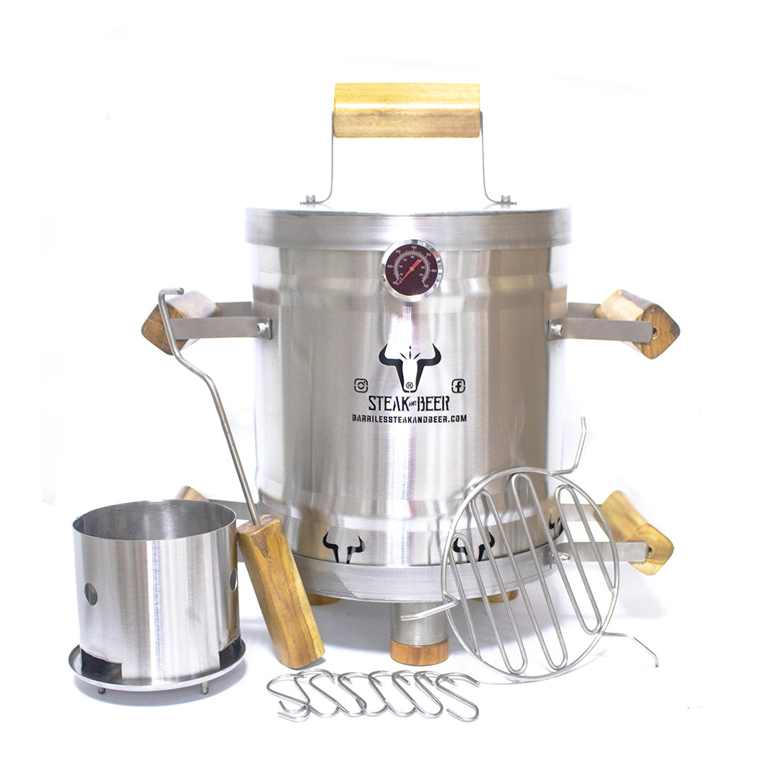 Barril Asador Tamaño Mini 8 Libras - Línea INOX
