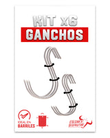 KIT GANCHOS X6